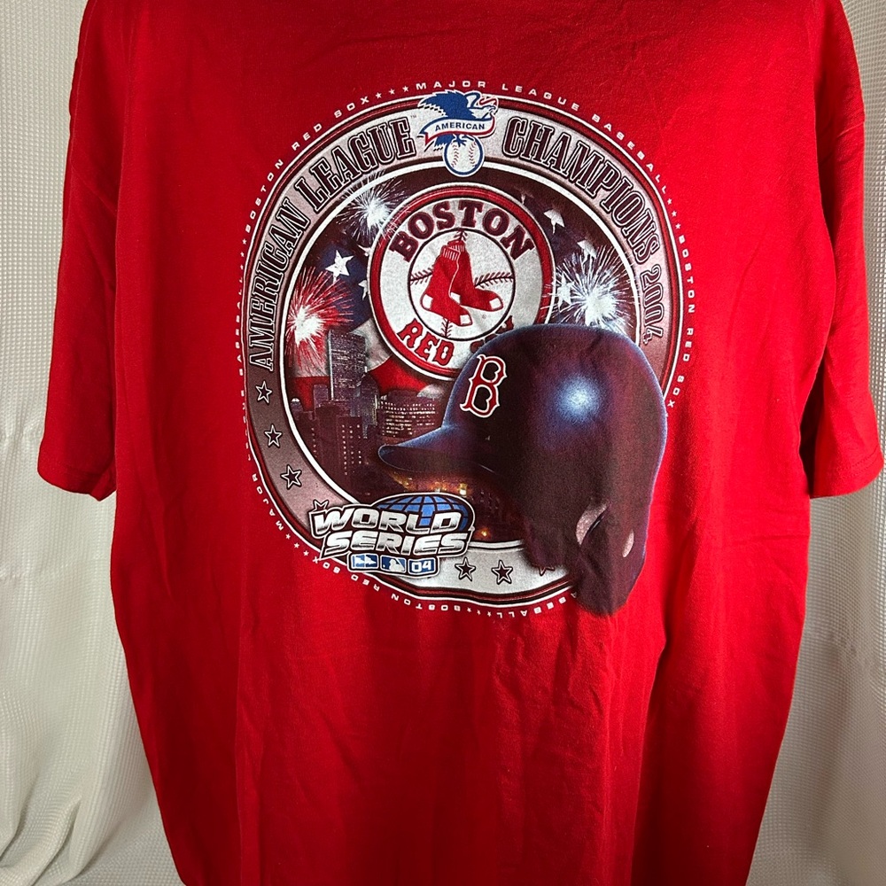 Red Boston Red Sox World Series T-Shirt